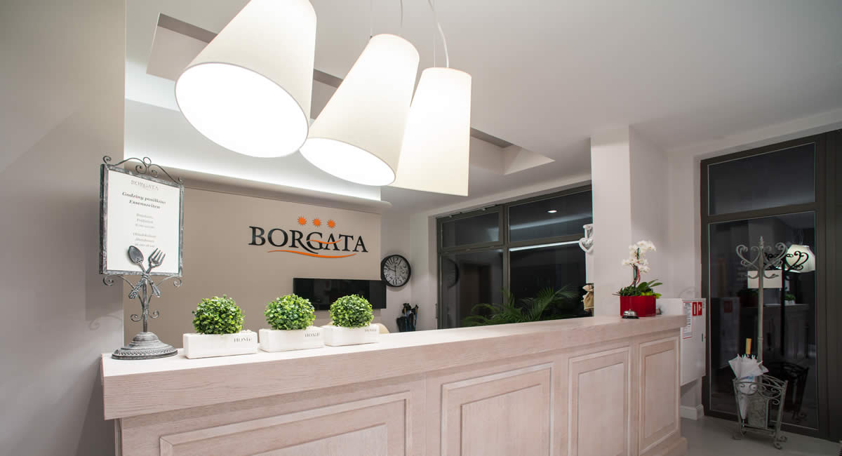 Hotel Borgata Rezeption