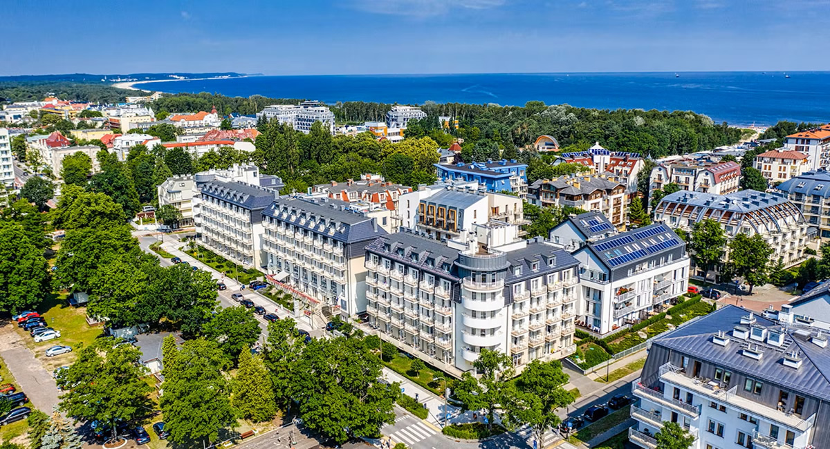 Hotel Drei Inseln Swinemünde Lage