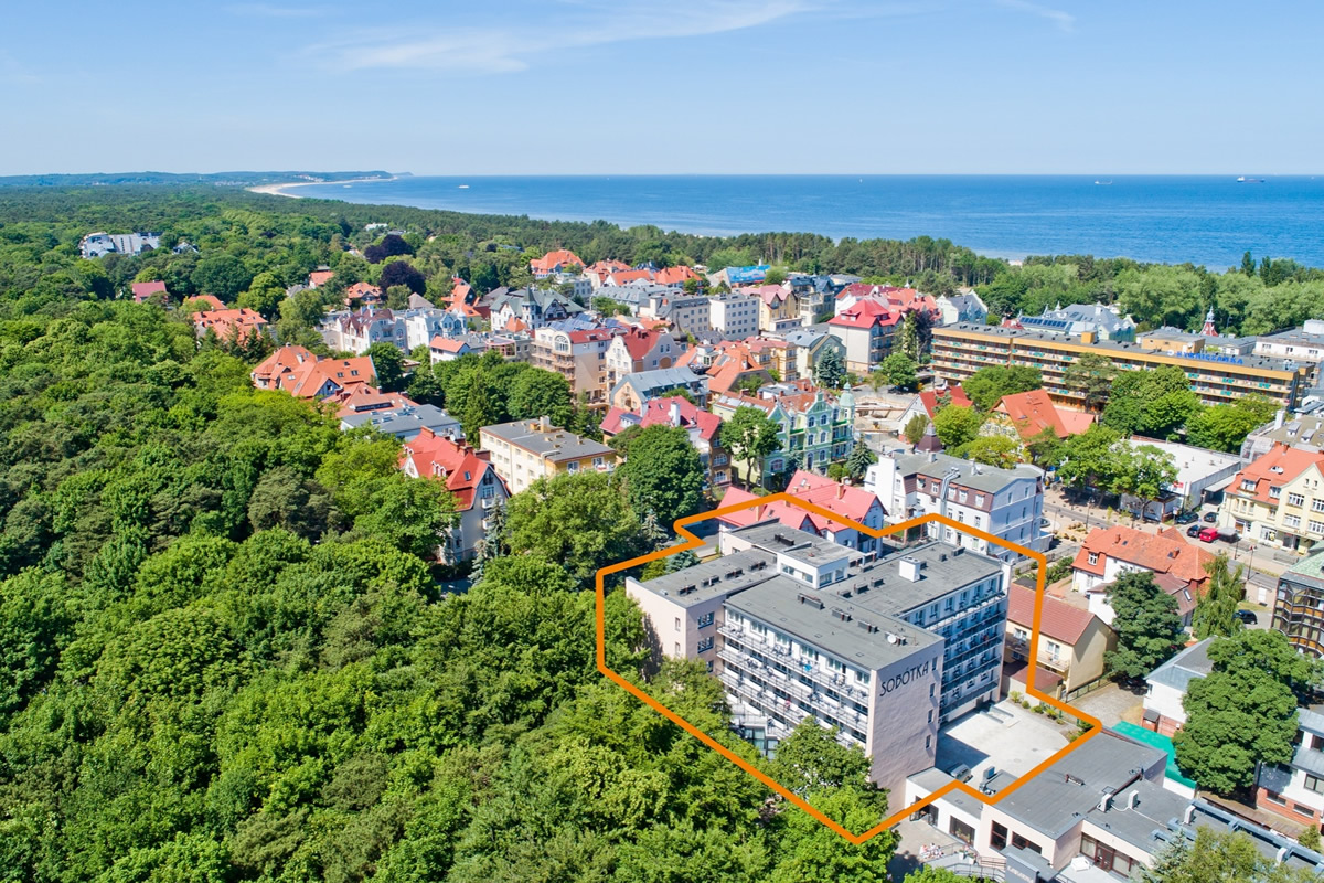 Hotel Sobotka Swinemünde Lage