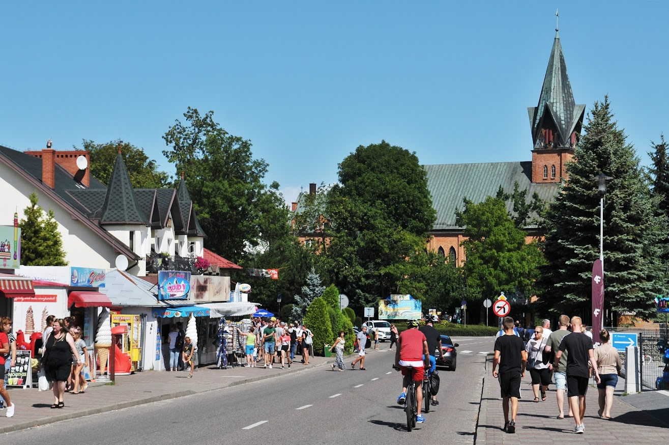 Ustronie Morskie Ortsmitte